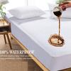 2023 Multi Size Waterproof Mattress Cover Solid Color Bed Fitted Sheet Protector Anti Dust Against Mites and Bacteria Bed Linens with Elastic
