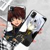 Black Case for Xiaomi Redmi 13C Note 9 iPhone XR 7 8 14 15 11 12 13 X XS Pro Max Samsung A25 S23 S24 FE Ultra Plus Code Geass