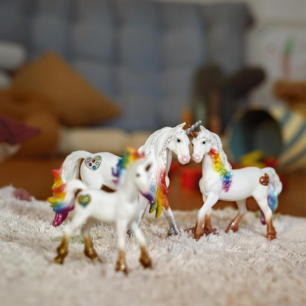 Schleich Bayara Радужный Единорог Возраст Реалистичная Фэнтези Игрушка 70727 (малыш) Фигура, 5+,