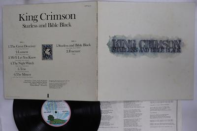 Виниловая пластинка KING CRIMSON Starless And Bible Black ILPS9275 ISLAND 1974 Великобритания Рок Б/у