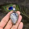 Tiffany Stone, Moonstone Copper Wire Wrap Jewelry Pendant 2.99" O8b29
