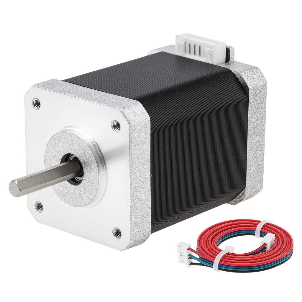 Шаговый двигатель Nema 17 60MM биполярный 2A 85N.cm(118 унций.дюйм) 42 двигателя 2 фазы 4 провода биполярный шаговый двигатель 1.8 градуса для ЧПУ 3D принтера