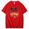 Fashion Cotton Tshirt 90s Vintage Out Run Graphic T Shirts Old School Japan Arcade Tops Hombre Video Game Outrun Mens Clothes
