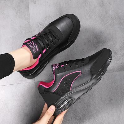 Новые осенне-зимние кожаные спортивные кроссовки большого размера с воздушной подушкой, женская обувь, повседневная обувь, женская обувь для студентов, кроссовки для бега, обувь для путешествий