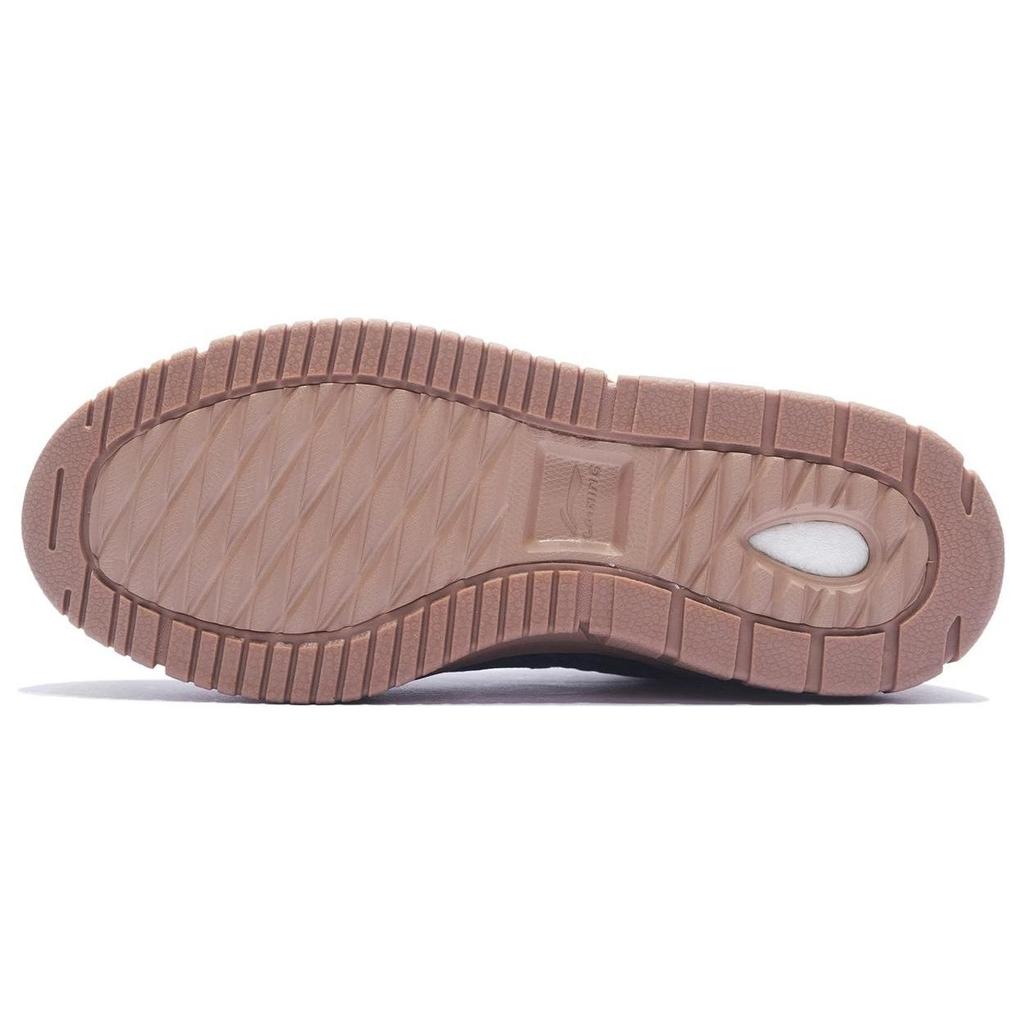 Li Ning We I Platform Fabric Suede Non-Slip Wear-Resistant Lightweight Increased Height Low-Top Sneakers Women Sneakers Mist-Blue AGCS302-1