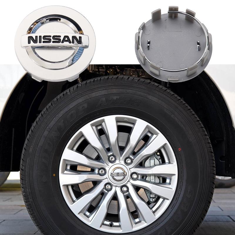 4pcs 3D 54mm 60mm 63mm Nissan car emblem Wheel Center Hub Cap auto Rim refit dust-proof badge covers sticker styling