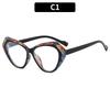 Irregular Cat Eye Reading Glasses Double Colors Frame Ultralight  Computer Presbyopia Eyewear Spring Hinge Women'S Glasses