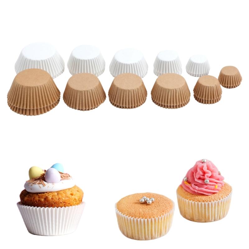 Oil Resistant Baking Cups 300 Count, Fluted Paper Liners for Small Cakes, Sweet Oven Cakes and Table Service for Oven Work