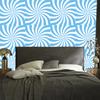 Hippie Azure Background Wallpaper for Living Room and Bedroom 50x1000