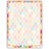 Stonehouse Collection Colorful Confetti Stationery - 8.5 x 11-60 Letterhead Sheets - Colorful Border Letterhead (Colorful Dots)
