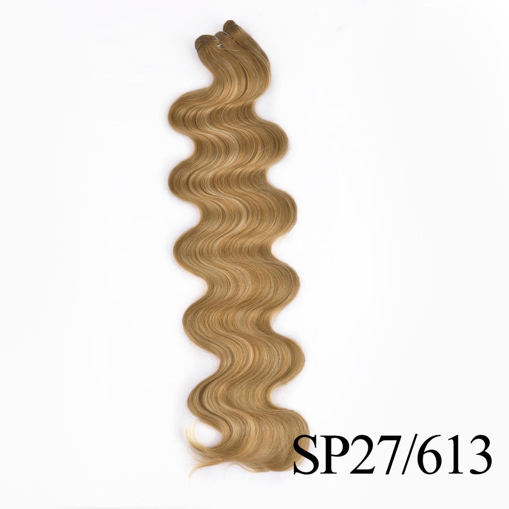 Bio Straight Hair Bundles 26" Natural Soft Heat Resistant Fiber Synthetic Fiber Hair Extensions Protein Straight Hair Weave End