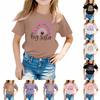 Toddler Girl Boy T-Shirts Kids Top Boys And Girls Printed Short Sleeved T-shirt