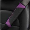 PU Leather Safety Seat Belt, Shoulder Cover, Breathable Protection, Padding Pad, Interior Access, Car Accessories,1- 2Pcs