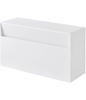 Jitsugyo Magnetic Paper Holder White Tower Paper Towel Case 5439 Approx. W24.5XD8.7XH13.5cm