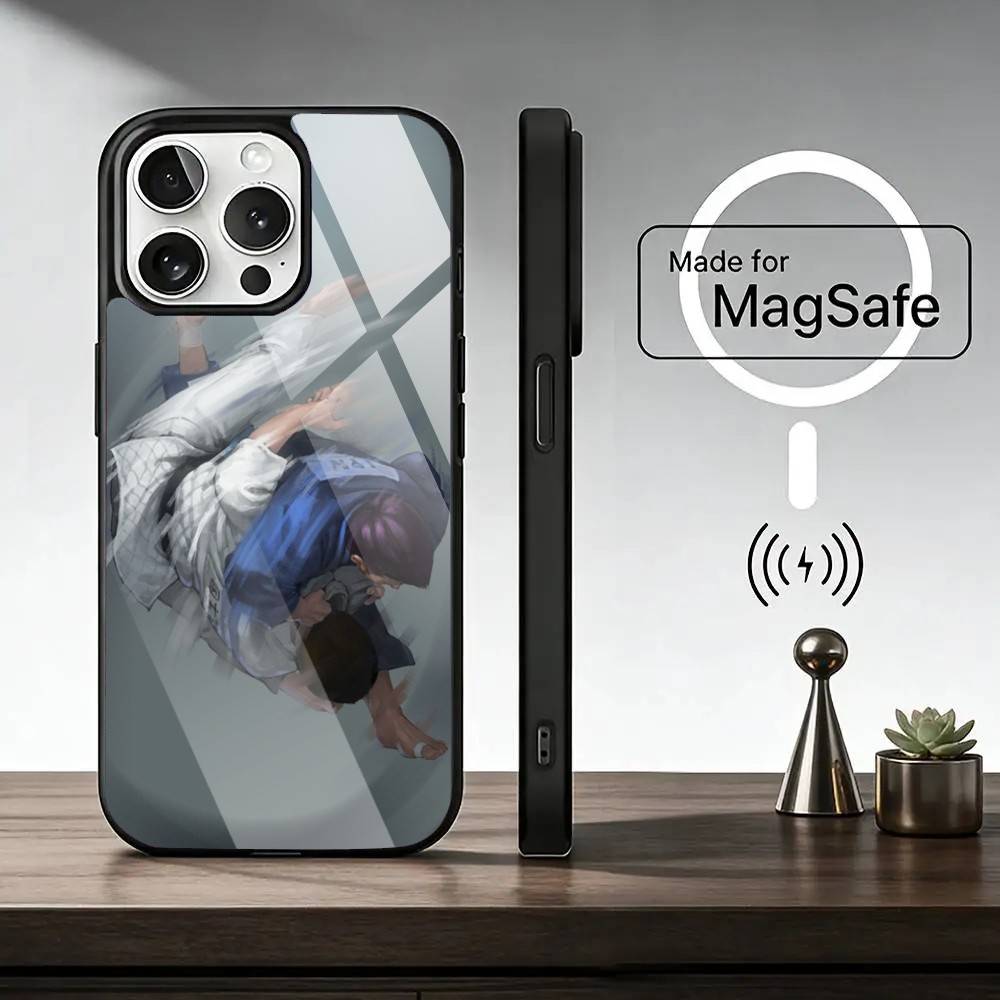 BJJ Brazilian Jiu Jitsu COOL Phone Case For iPhone17,16,15,14,13,12,11 Plus,Pro Magnetic with Magsafe Wireless Charging