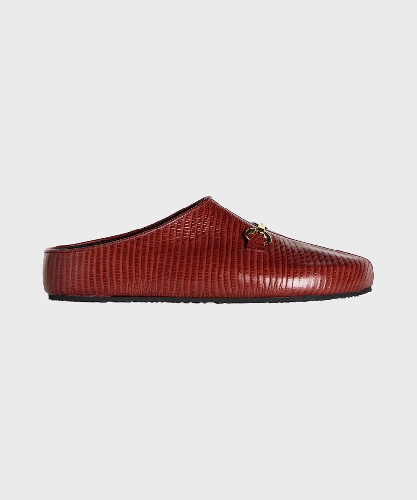 Marine Serre (M) Lizard Printed Leather Ms Slip Red Lizard Printed Leather Ms Slip Rd10 Red