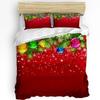 Christmas Tree Ball Duvet Cover Bed Bedding Collection For Double Home Textile Quilt Cover Pillowcases Bedroom Bedding Collection No Linen