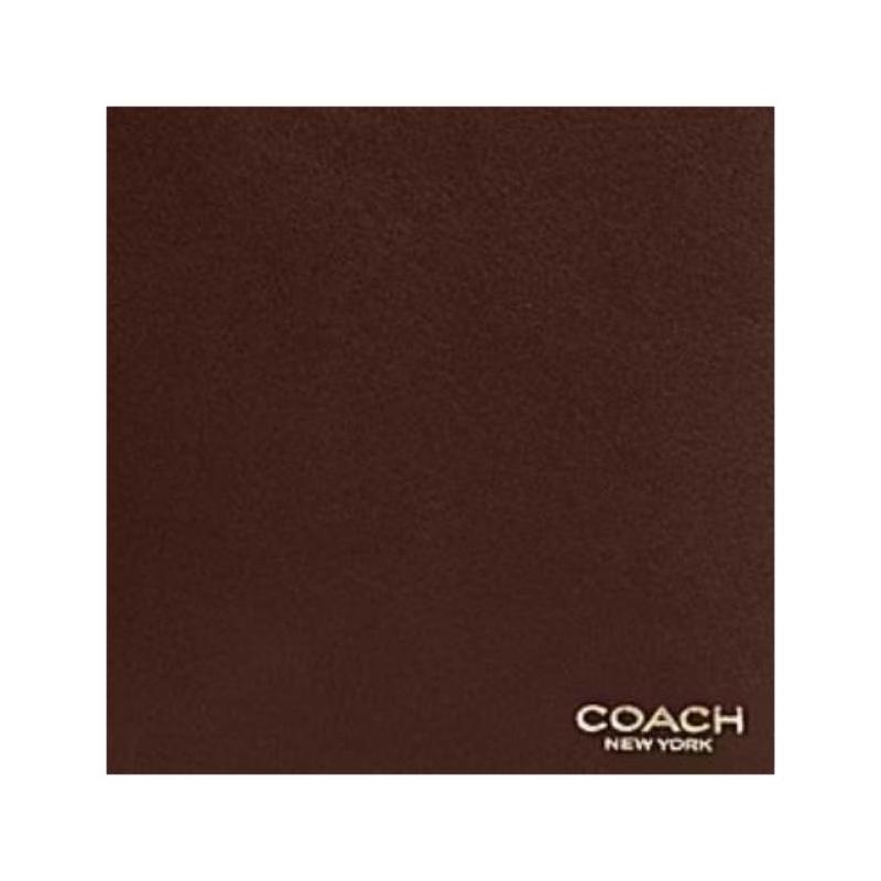 COACH Zip Around ogo Leather Wallet Mini Unisex Couple Maple maple color