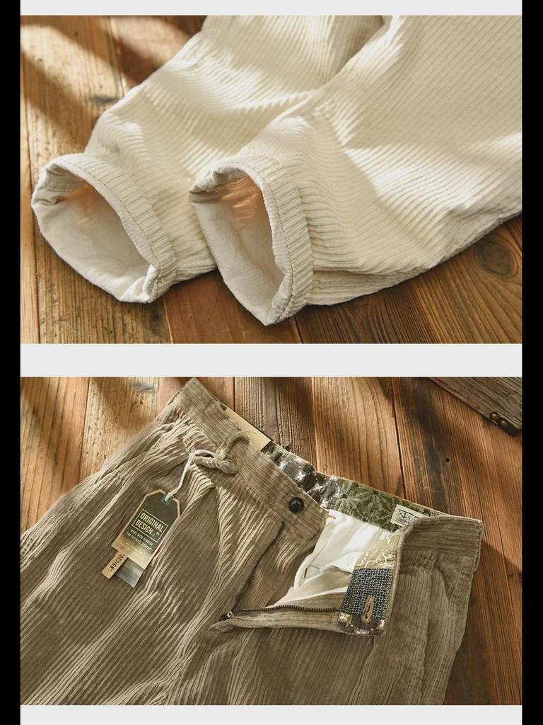 Мужской вельветовый повседневный комбинезон - Коллекция Осень/Зима