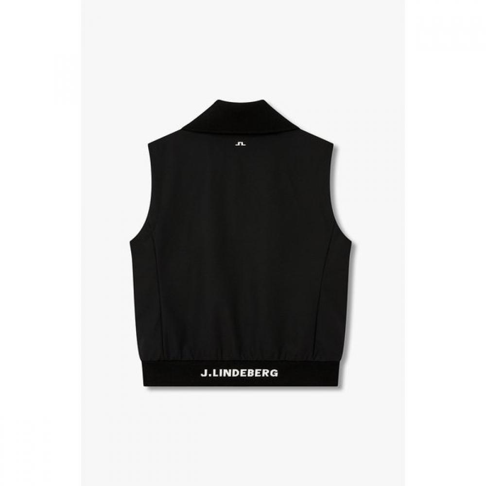 J.lindeberg Women S Lia High Neck Woven veSt 1546311900