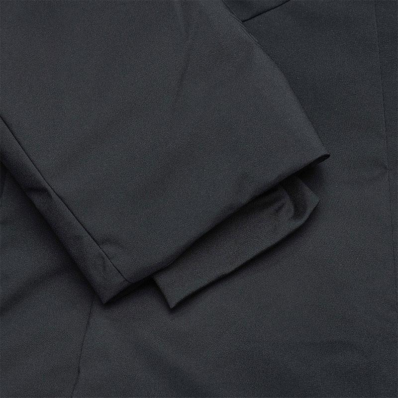 Fila Серия Гольф Однотонная Элитная Пуховая Куртка Миди с Капюшоном Мужская Верхняя Одежда Глубокий Черный A11M345903FBK