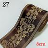 1 Meters Sewing Fabric Jacquard Ribbons Floral Embroidered Straps Woven Lace Trim Stylish