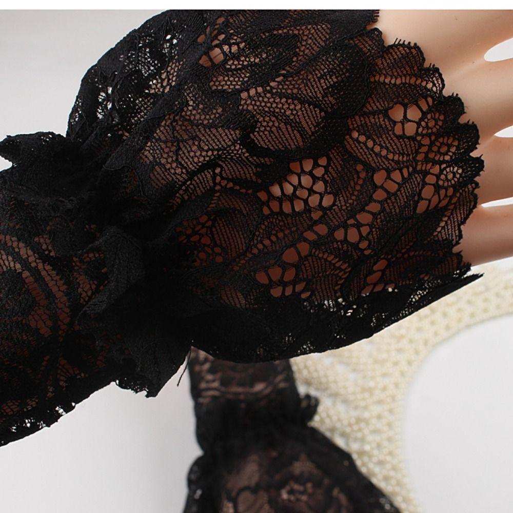 Свитер Декоративный чехол на руку Кружевные манжеты Искусственный рукав Съемные манжеты с оборками Рукав до локтя