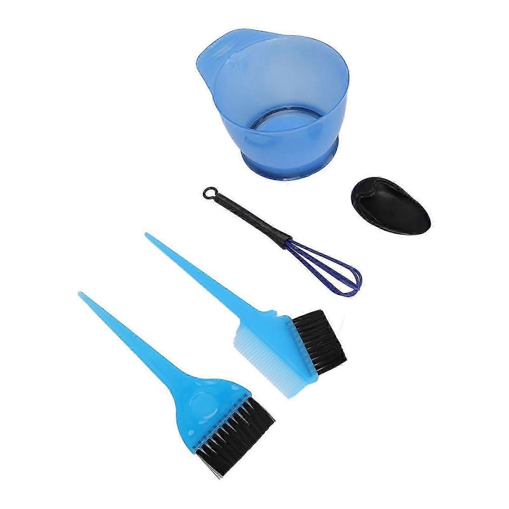 Hair Dye Tools Set 6Pcs ABS Bowl Brush for Home DIY and Professional Salons