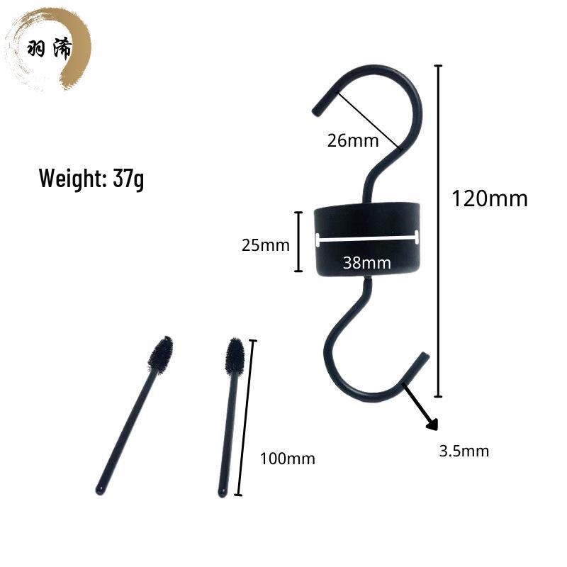 Hot-Selling Small S-Shaped Hummingbird Feeder with Anti-Ant and Double-Headed Hanging Hooks, Includes Cleaning Brush