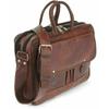 Men's Laptop Bag  Handmade Vintage Brown Leather Briefcase Shoulder Messenger