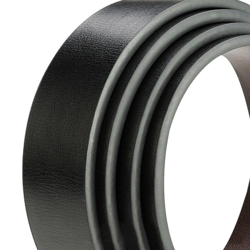 Brand Designer Craft DIY Genuine Leather Belt 3.3cm with Hole No Buckle Girdle Classic Waistband