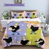 Johnny Bravo Pattern Bedding Quilt Set  Home Decoration  Gift (1 * duvet cover + 2 * pillowcase  without core)