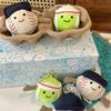 UK JE Fun Sports Tennis Bag Charm - Cute Plush Toy Keychain Gift (Limited Edition)