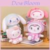 Очаровательные лицензированные Sanrio плюшевые куклы Куроми и Мелоди, мягкие, милые, набивные животные для детей
