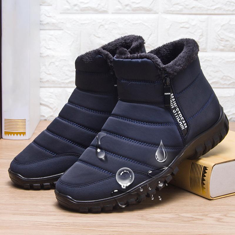 Мужская зимняя спортивная обувь Мягкая подошва Противоскользящие Повседневные кроссовки Морозостойкие Сохраняющие тепло Мужские кроссовки обувь