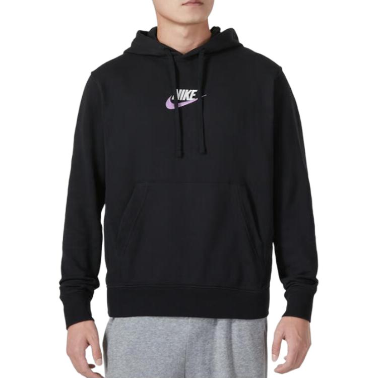 Nike Толстовки Мужские Черные С Капюшоном Умеренная Обычная FB7789-010