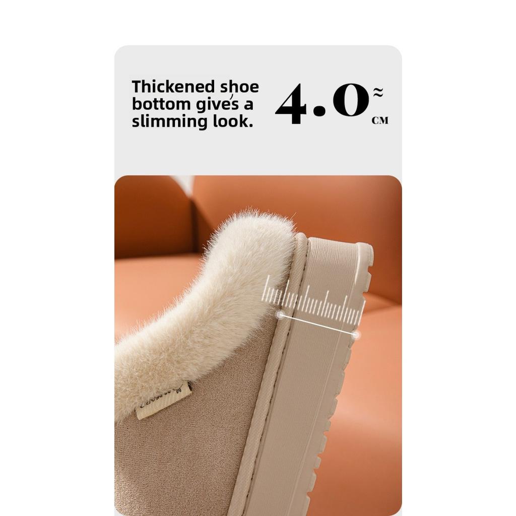 Хлопковые тапочки для женщин, Зимние домашние, На толстой подошве, Противоскользящие, Сумка для верхней одежды с теплыми и плюшевыми хлопковыми тапочками для мужчин