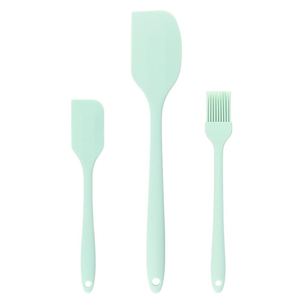 Набор силиконовых лопаток из 3 штук, пищевой силикон, термостойкие, для посуды с антипригарным покрытием, кухонный гаджет, кухонные инструменты