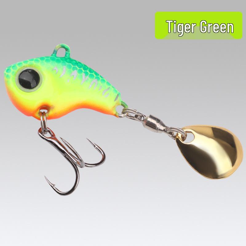 Быстро вращающаяся металлическая блесна-циклон VIB для морской и пресноводной рыбалки