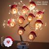 Snowman Christmas LED Garland String Light Merry Christmas Decorations For Home 2025 Cristmas Tree Ornament Xmas Navidad Gifts