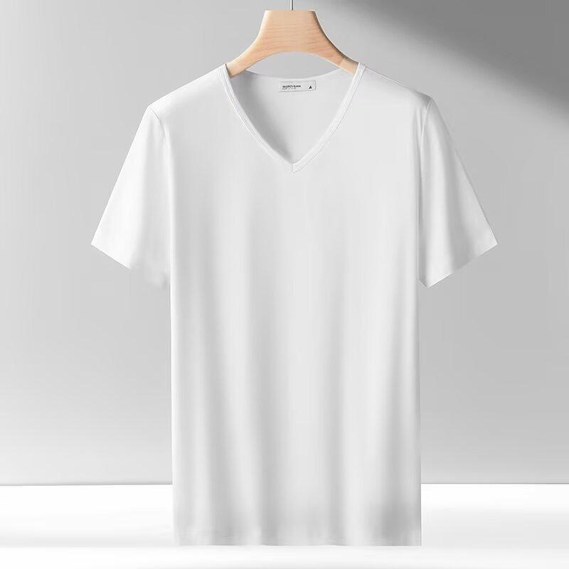 Мужская прохладная и дышащая летняя майка с V-образным вырезом