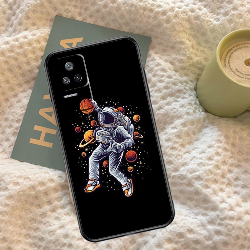 Astronaut Space Dunk Case For Xiaomi 14T 13T Pro 11T 12T 13 14 15 Ultra POCO X7 Pro X3 X5 X6 F5 F6 M6 Pro Cover