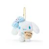 (Синнаморолл, 10 см) Плюшевые игрушки Sanrio Подвеска Куроми Мелоди Синнаморолл Мягкие набивные Подарки Детская кукла