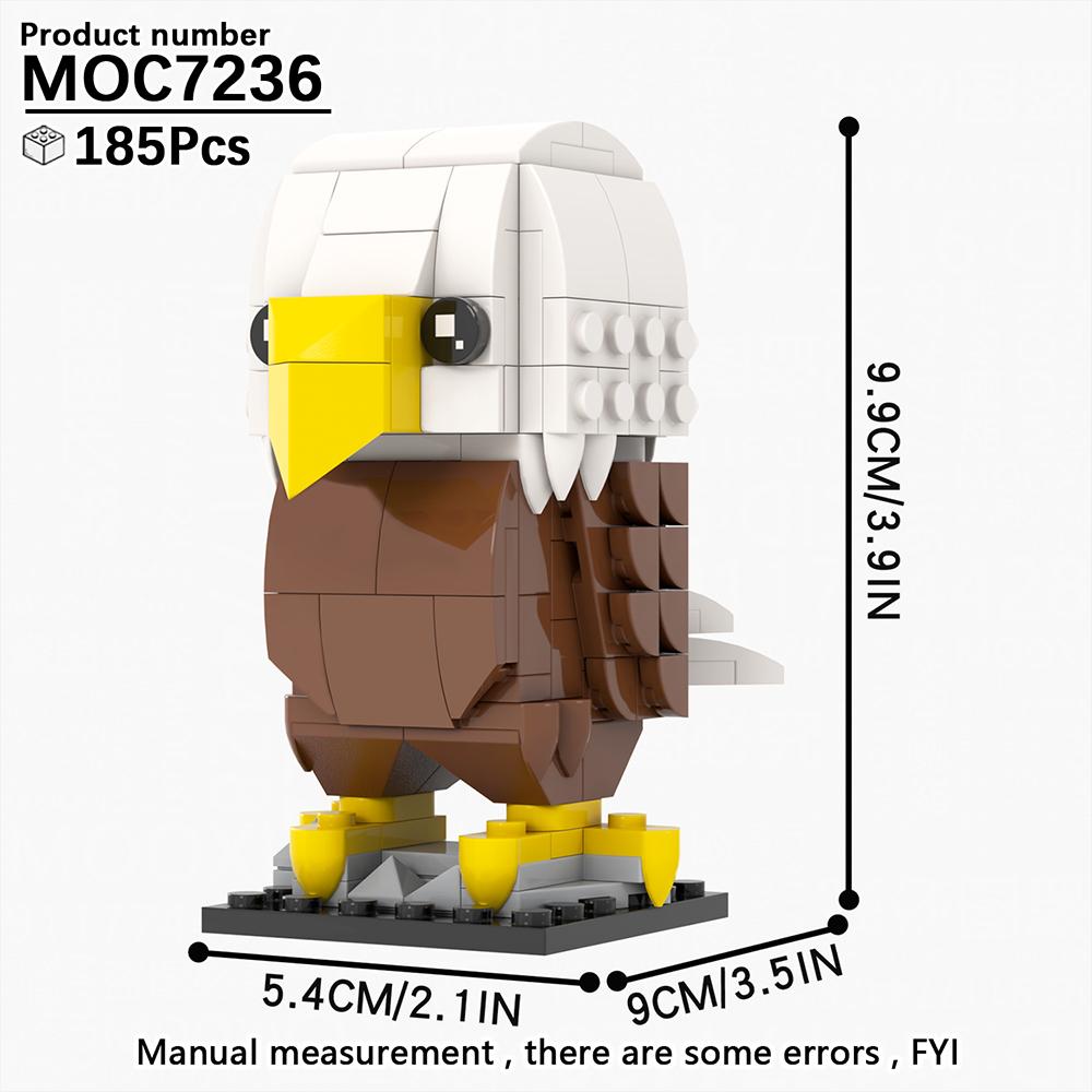 MOOXI Серия Животные MOC Кирпич Панда Тигр Кот Кирпичноголовый Ser Модель Взрослые Строительный блок Детские Образовательные Игрушки Для Детей Подарок