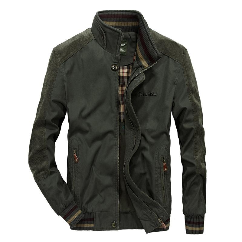 Spring And Autumn Men'S StandUp Collar Jacket Business Youth Casual Loose Large Size Jacket Men'S 873