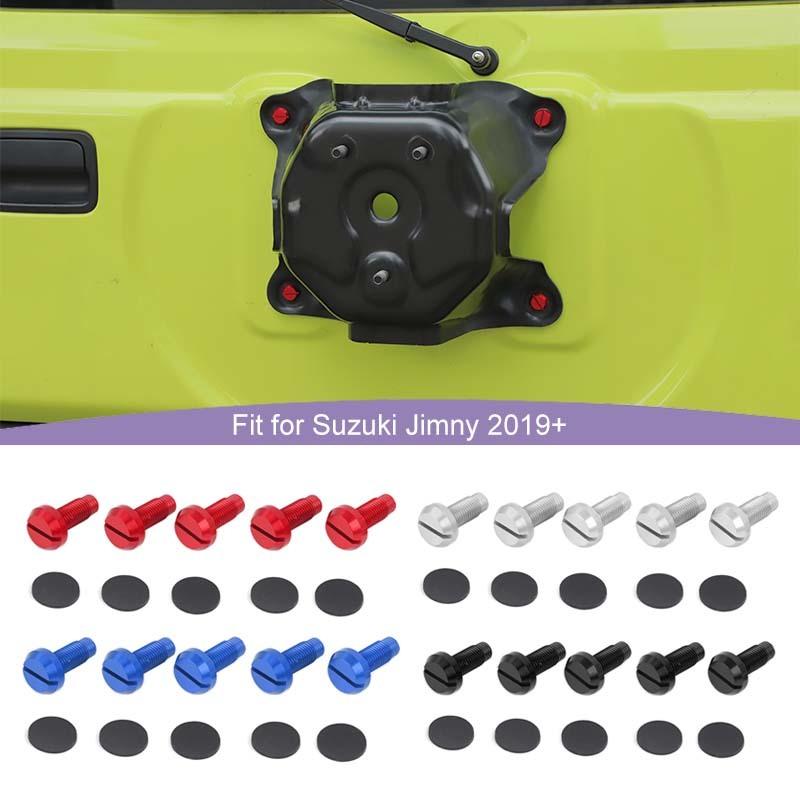 Декоративные винты с отверстиями для кронштейна запасного колеса автомобиля для Suzuki Jimny 2007 года и новее, аксессуары для интерьера