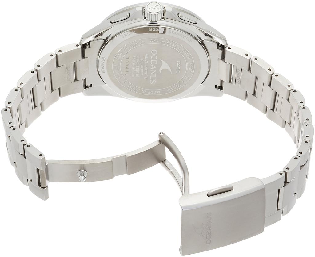OCEANUS CLASSIC Radio Solar Silver [Casio] OCW-T2610H-7AJF Мужские