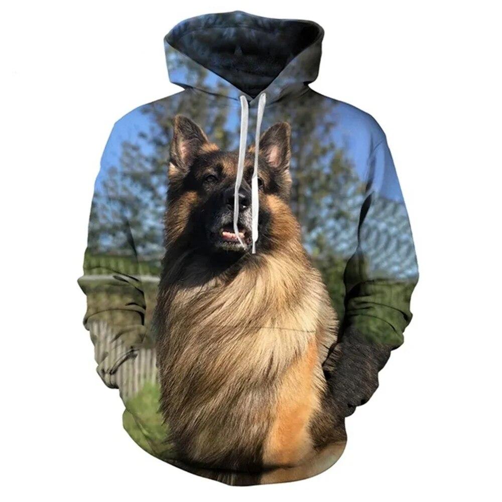 Весенне-осенняя модная милая сибирская хаски с 3d принтом для мужчин и женщин, свободная толстовка с капюшоном, повседневная негабаритная полиэстеровая популярная толстовка, мужская одежда