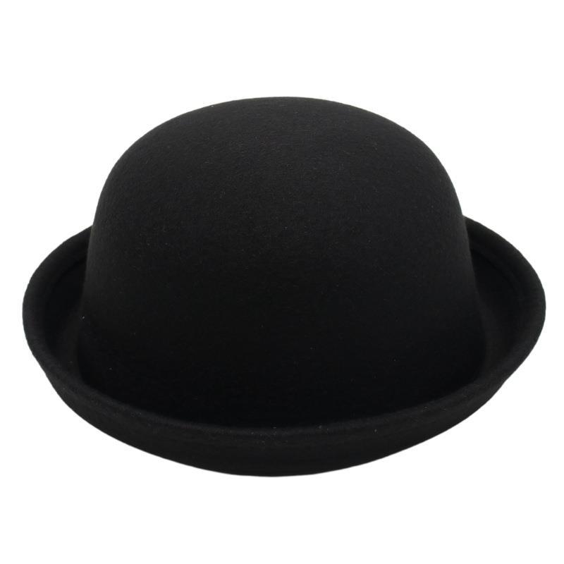 Bowler Jk Top Hat Детская джазовая шляпа в стиле колледжа, фетровая шляпа, милая детская шляпа от солнца для мальчиков и девочек, родитель-ребенок