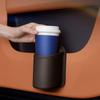 Leather Car Cup Holder, Hanging Automotive Back Seat Bottle Holders, Scratch-Resistant Vehicle Door Drink Holder, Clip-On Auto Organizer Accessories